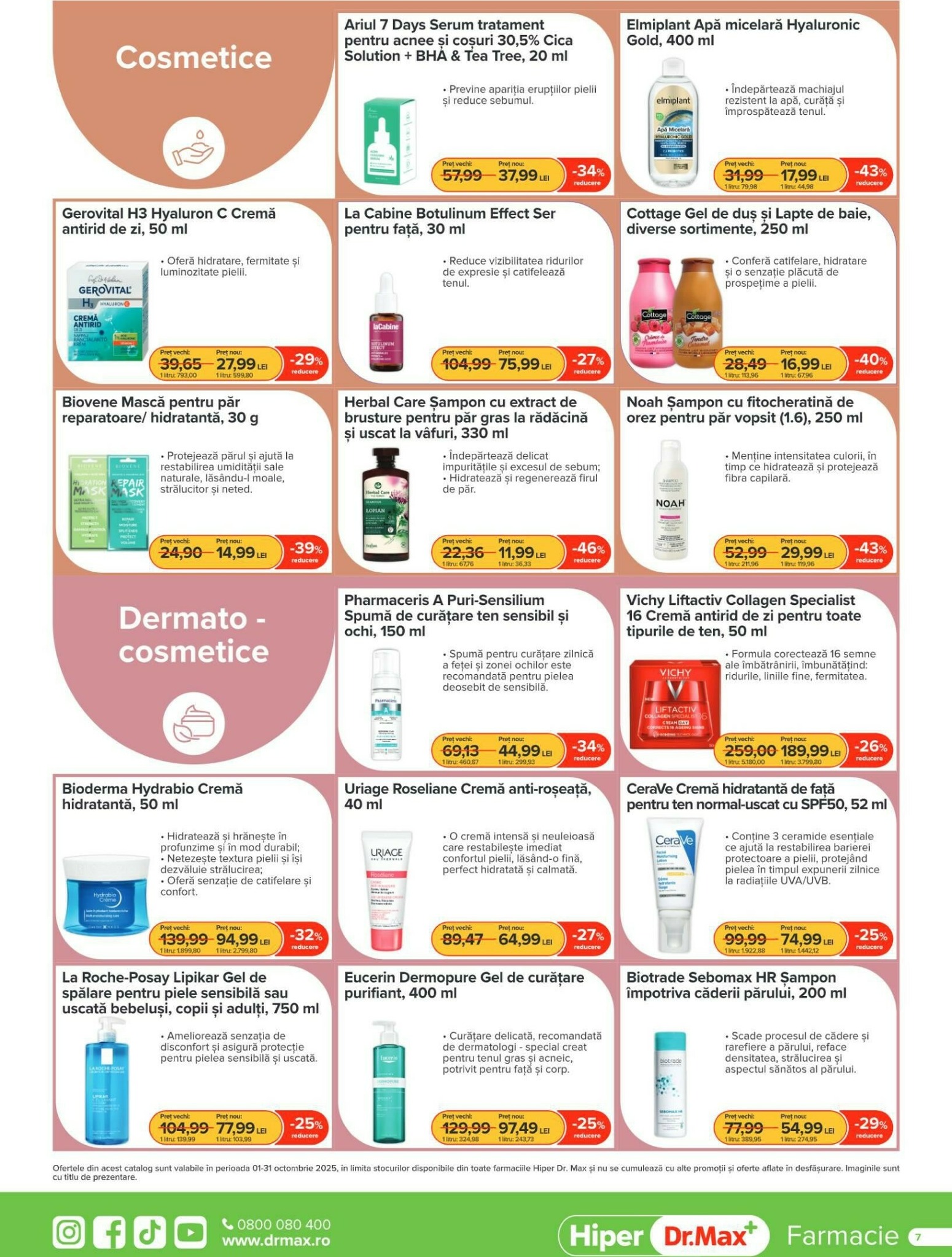 dr-max - Catalog Dr. Max - Hiper Farmacie online – oferte valabile din 01.10. - page: 7