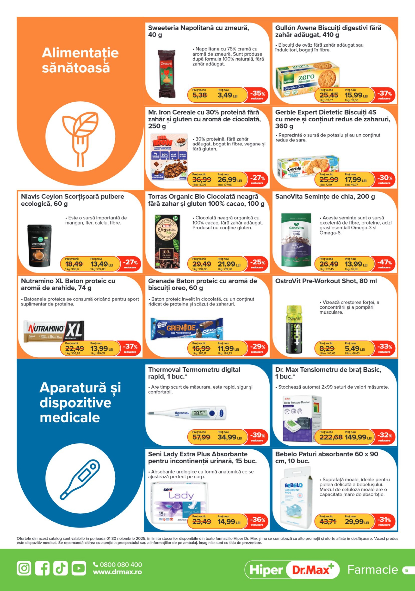 dr-max - Catalog Dr. Max - Hiper Farmacie online – oferte valabile din 01.11. - page: 5
