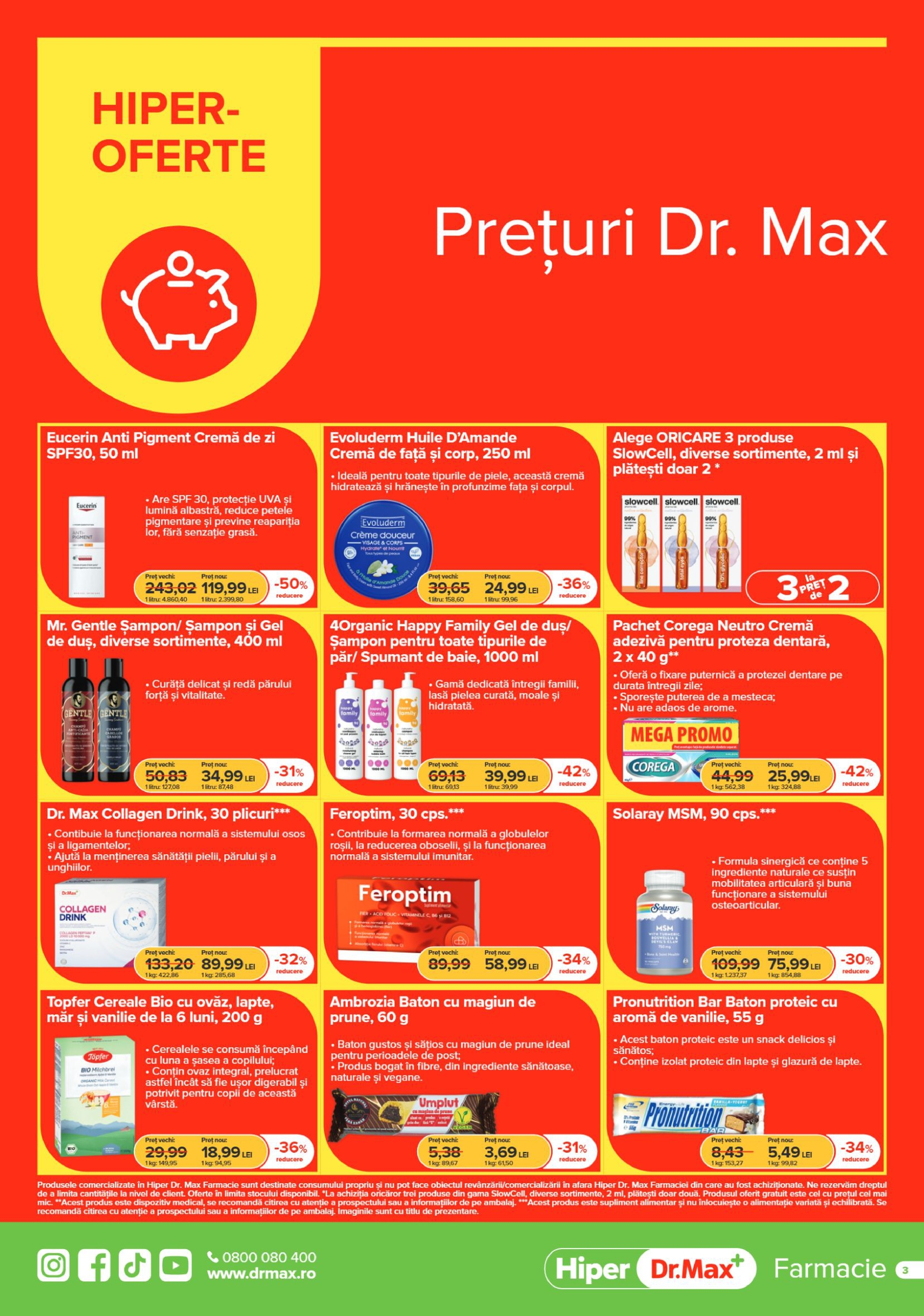 dr-max - Catalog Dr. Max - Hiper Farmacie online – oferte valabile din 01.11. - page: 3