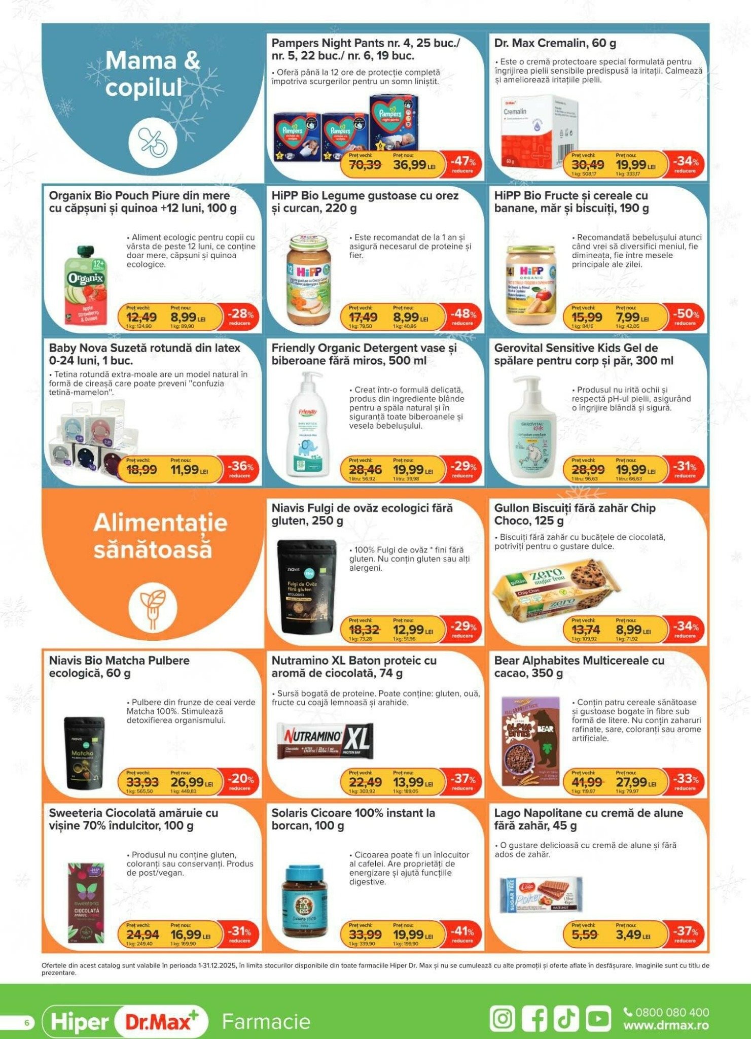 dr-max - Catalog Dr. Max - Hiper Farmacie online – oferte valabile din 01.12. - page: 6