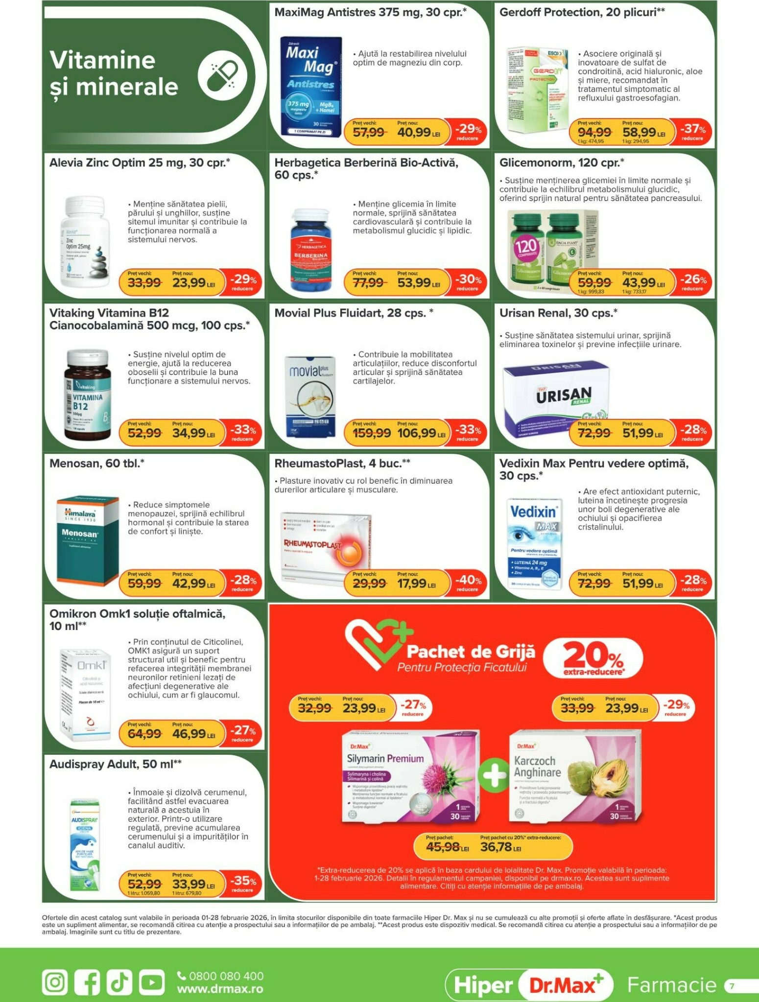 dr-max - Catalog Dr. Max - Hiper Farmacie online – oferte valabile din 01.02.2026 - page: 7