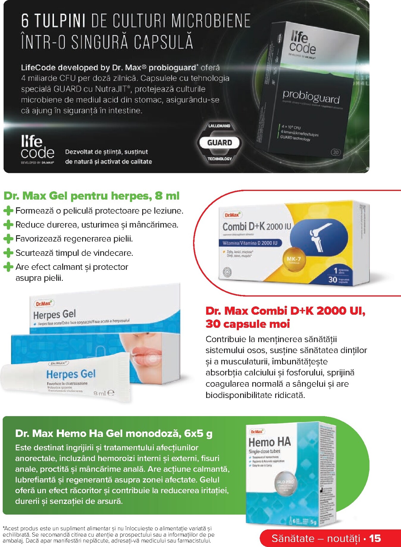 dr-max - Catalog Dr. Max - Revista Sanatate online – oferte valabile din 01.03.2026 - page: 15