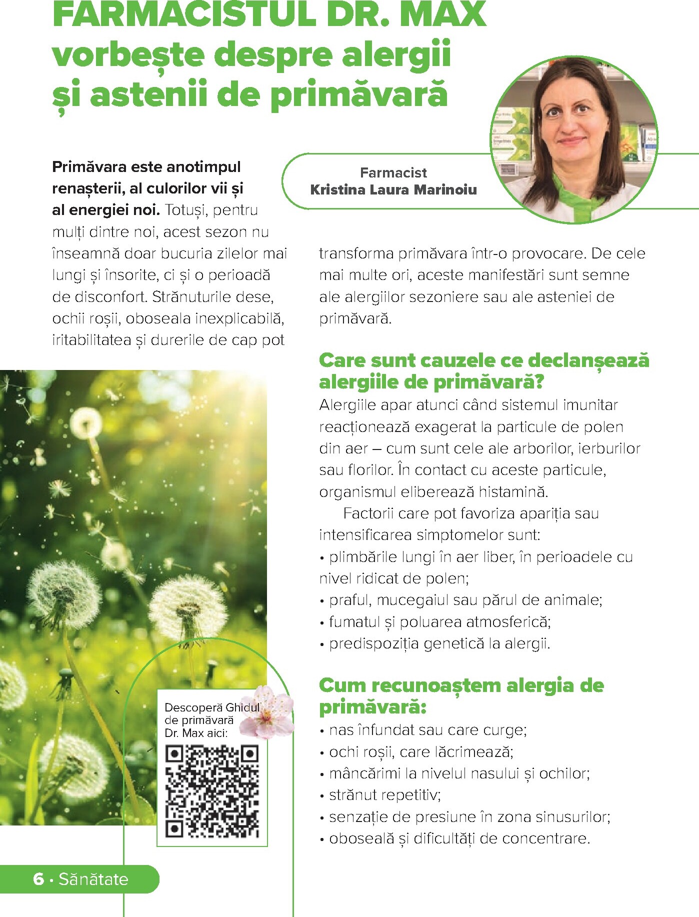 dr-max - Catalog Dr. Max - Revista Sanatate online – oferte valabile din 01.03.2026 - page: 6