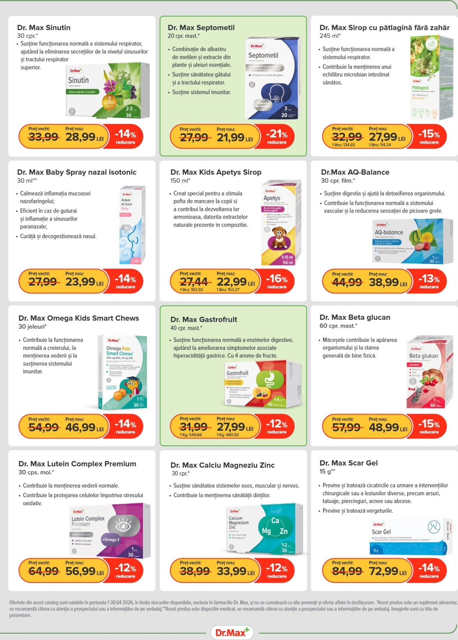 dr-max - Catalog Dr. Max - Farmacie online – oferte valabile din 01.04.2026 - page: 3