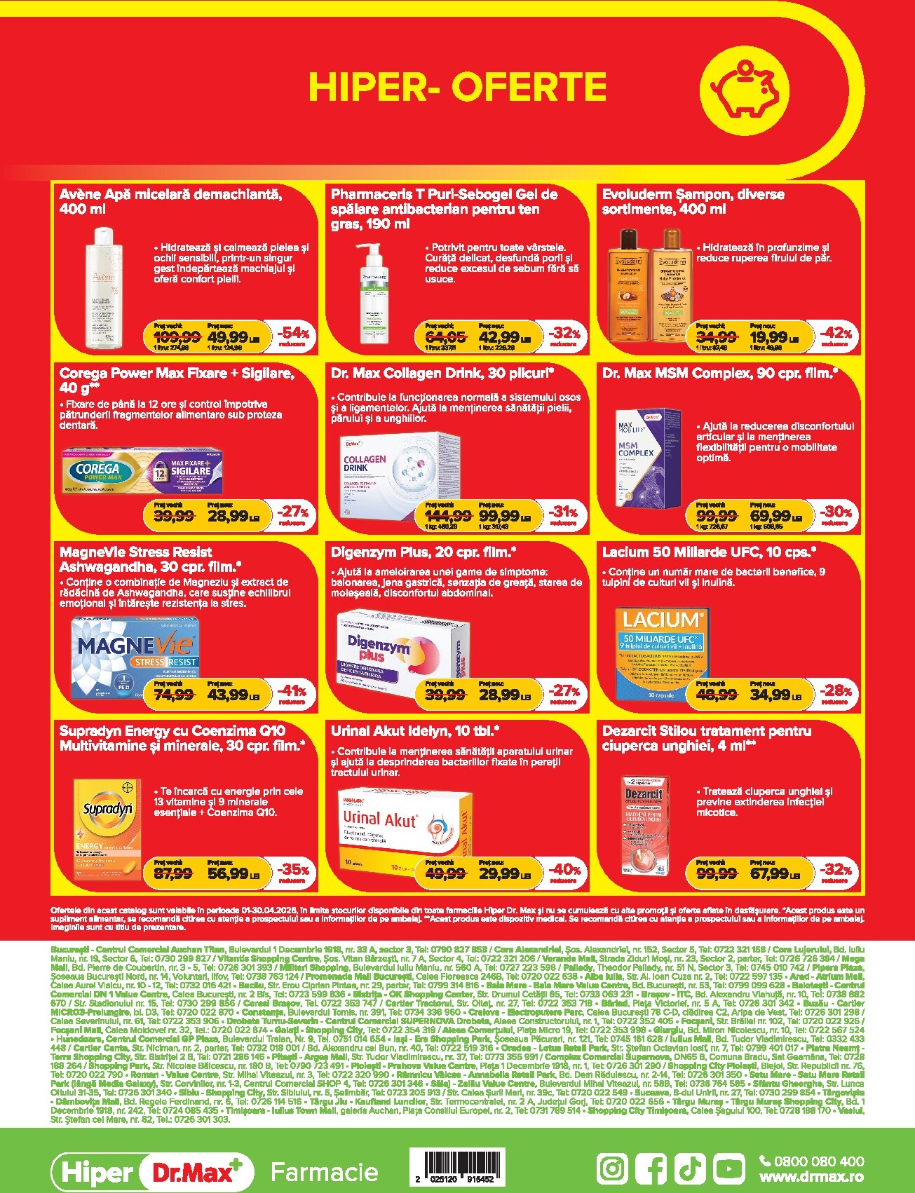 dr-max - Catalog Dr. Max - Hiper Farmacie online – oferte valabile din 01.04.2026 - page: 8