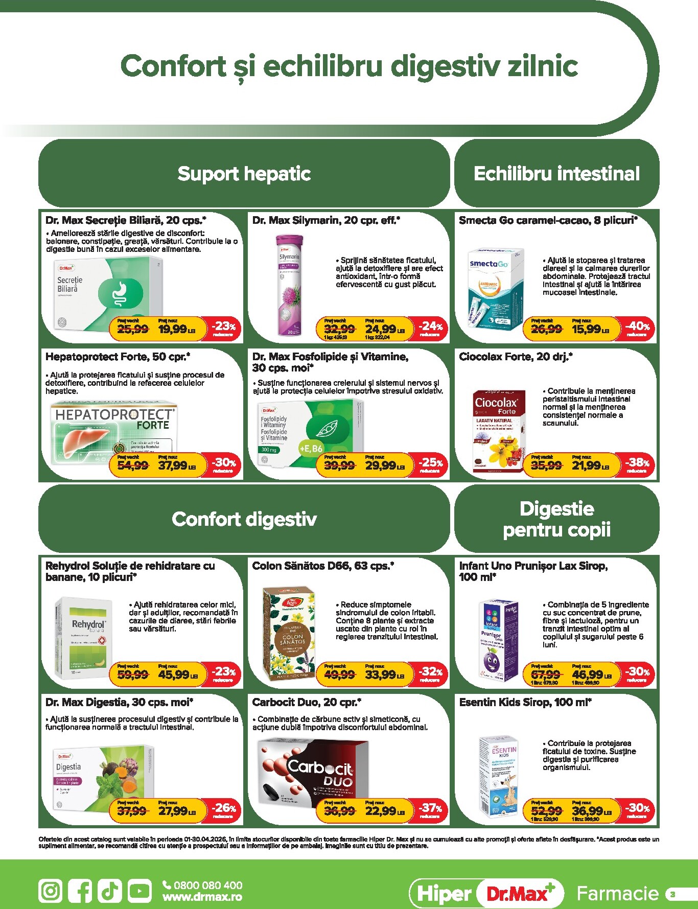 dr-max - Catalog Dr. Max - Hiper Farmacie online – oferte valabile din 01.04.2026 - page: 3
