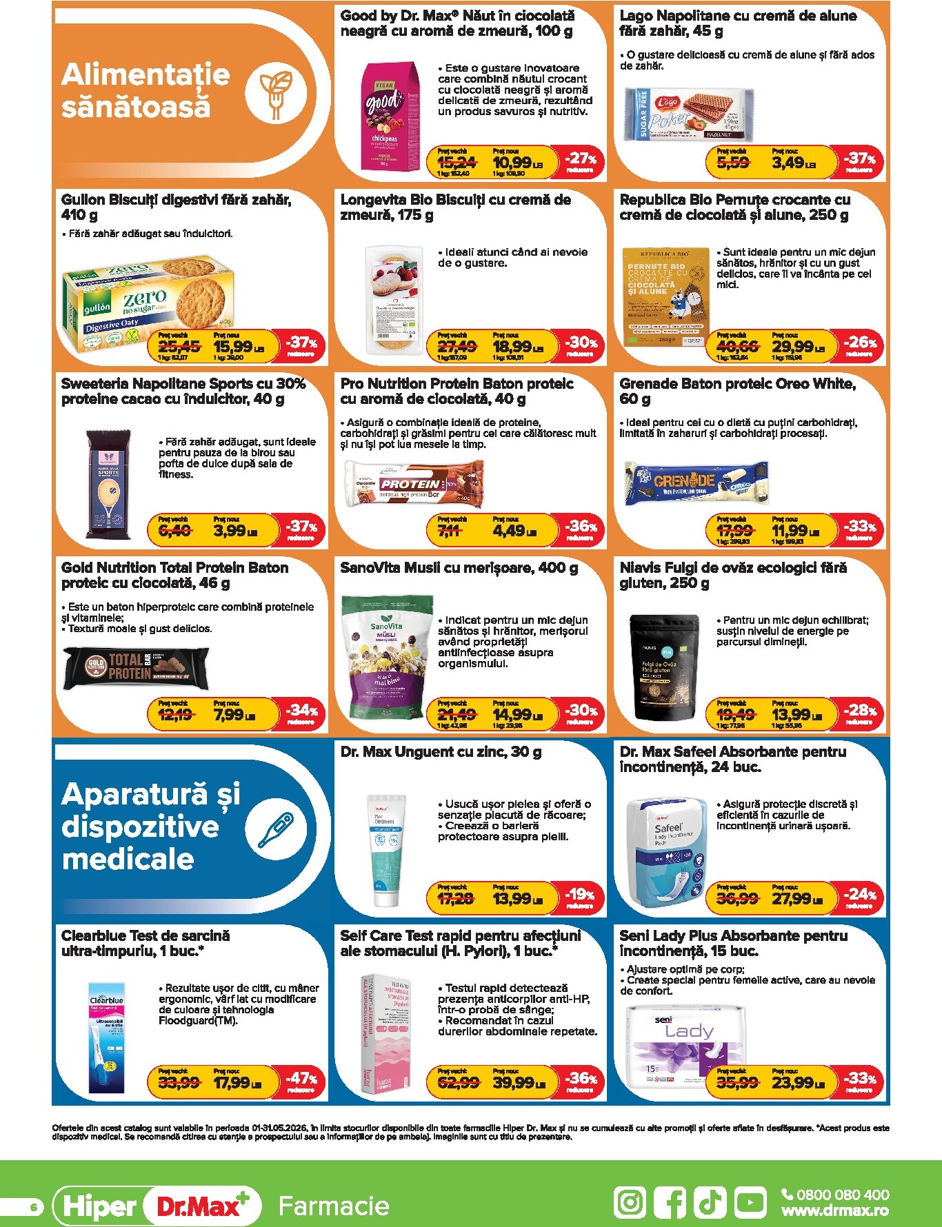dr-max - Brosura Dr. Max - Hiper Farmacie valabilă de la vineri 01.05.2026 până la duminică 31.05.2026 - page: 6
