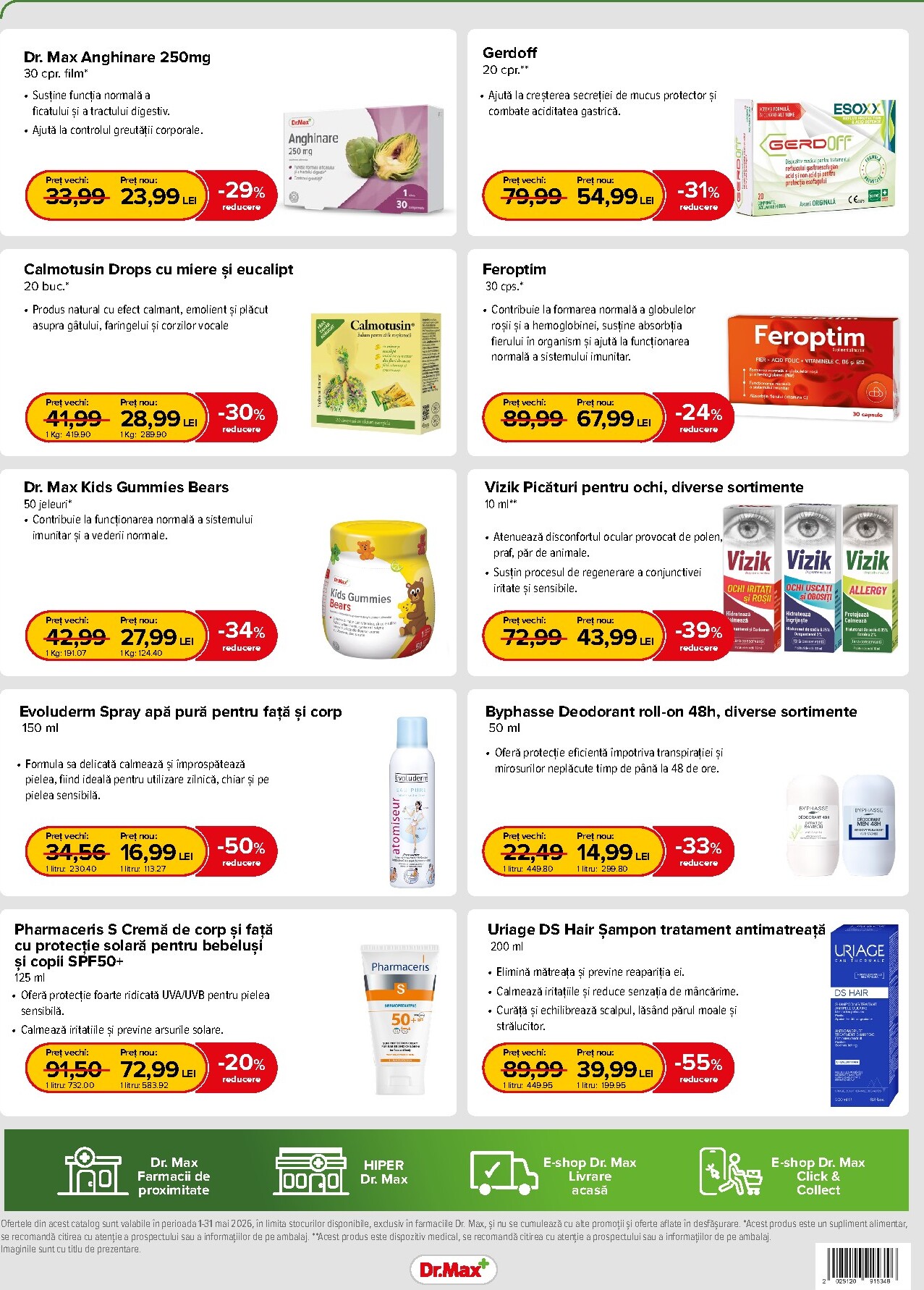 dr-max - Brosura Dr. Max - Farmacie valabilă de la vineri 01.05.2026 până la duminică 31.05.2026 - page: 8