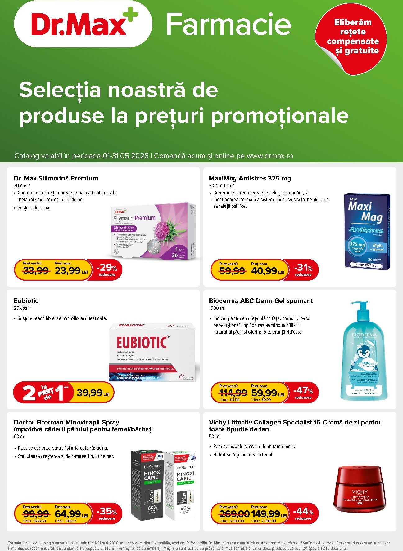 dr-max - Brosura Dr. Max - Farmacie valabilă de la vineri 01.05.2026 până la duminică 31.05.2026