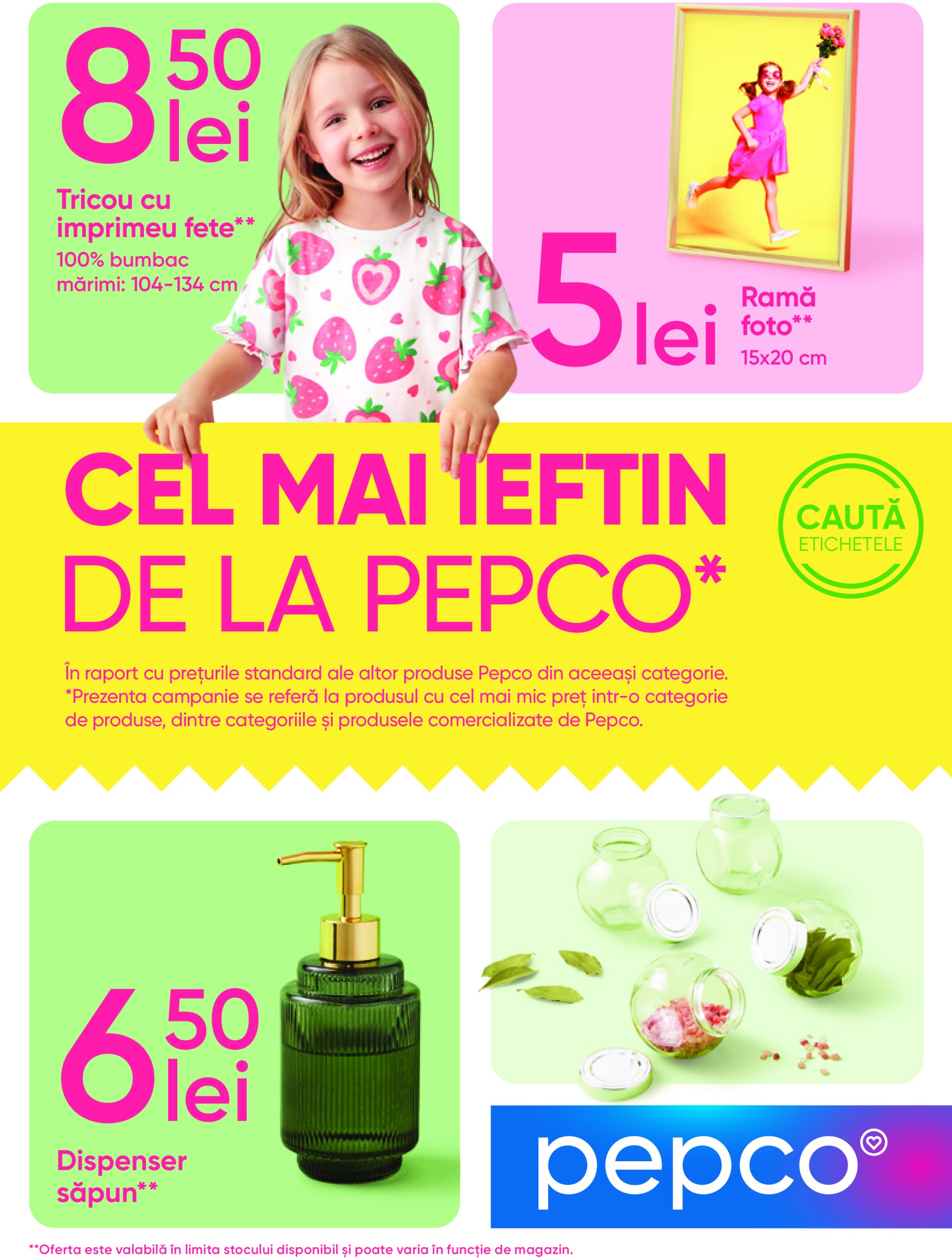 pepco - Catalog Pepco - Deschidere magazin Iași valabil din 03.04. - 09.04.
