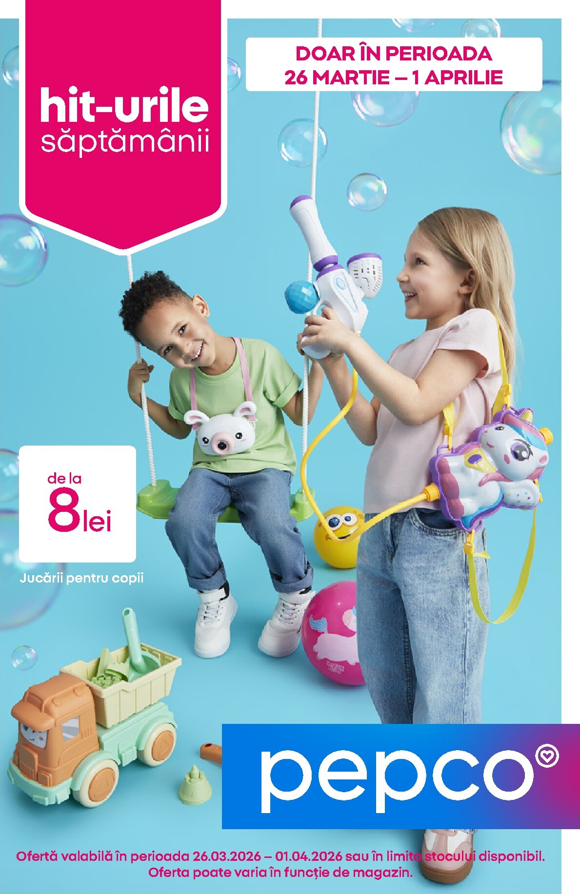 pepco - Catalog Pepco - Jucării pentru online – oferte valabile din 26.03.2026