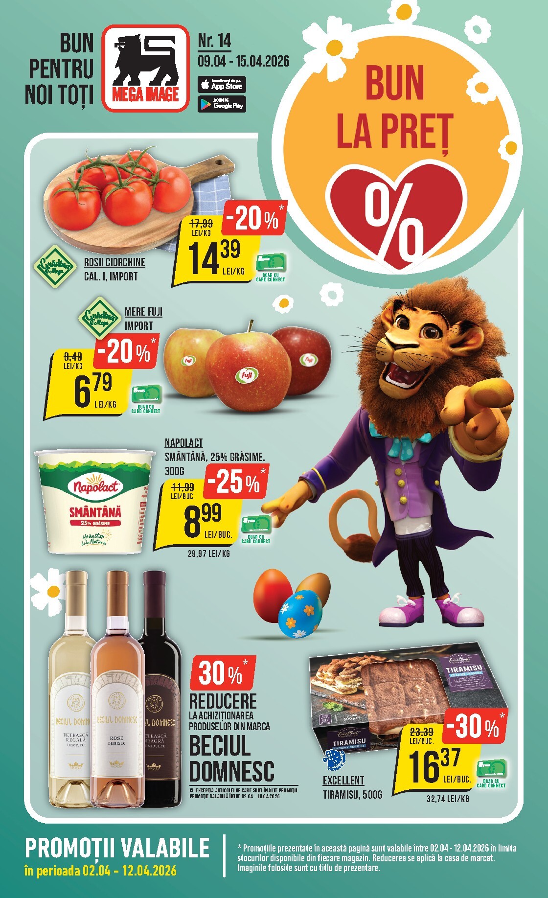 mega-image - Pliantele viitoare Mega Image valabil de la joi 09.04.2026 până la miercuri 15.04.2026