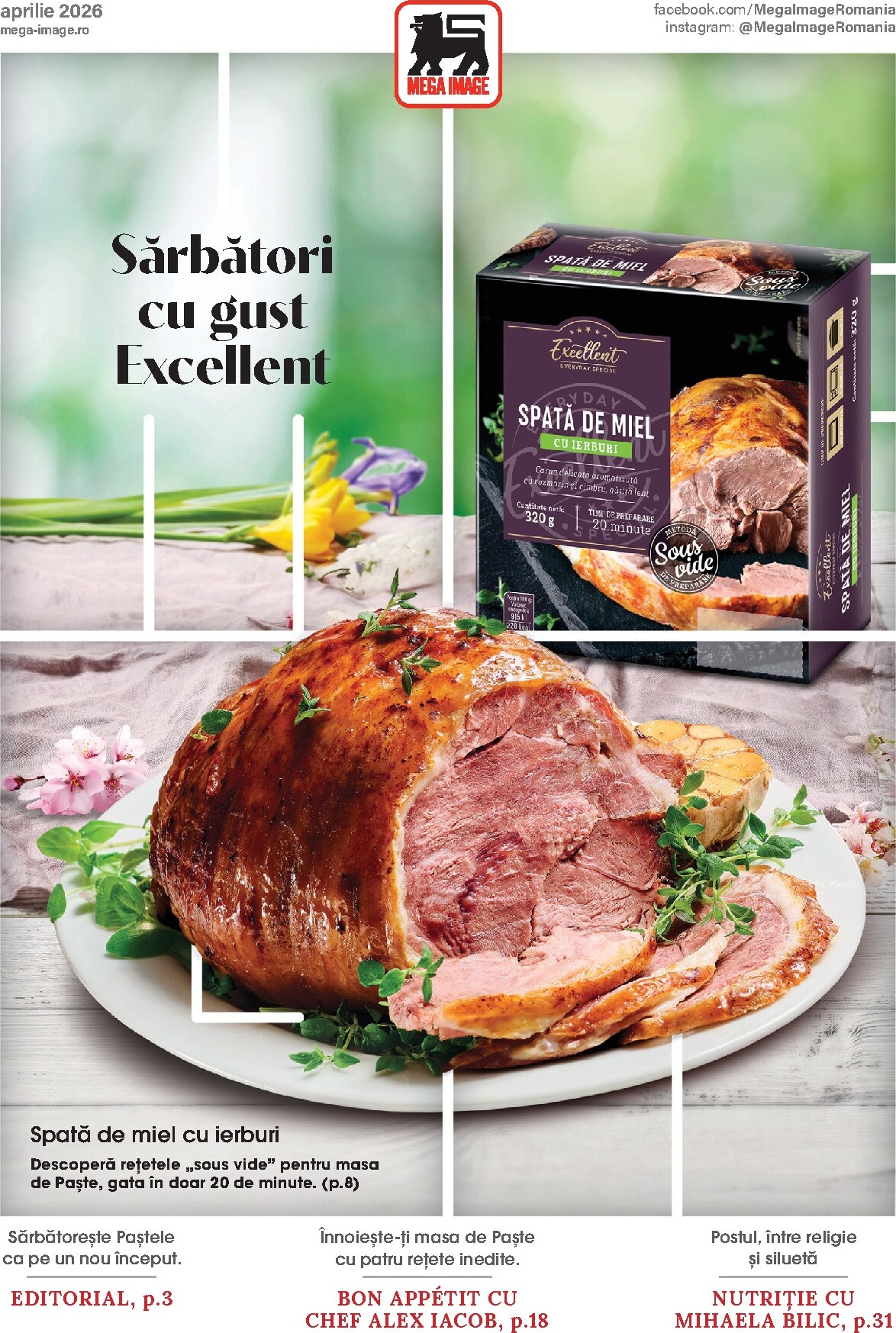 mega-image - Brosura Mega Image - Aprilie valabilă de la miercuri 01.04.2026 până la joi 30.04.2026