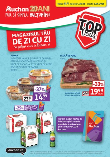 auchan - Brosura Auchan valabilă de la miercuri 20.05.2026 până la marți 02.06.2026