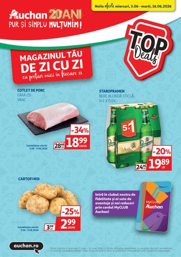 auchan - Brosura Auchan valabilă de la miercuri 03.06.2026 până la marți 16.06.2026