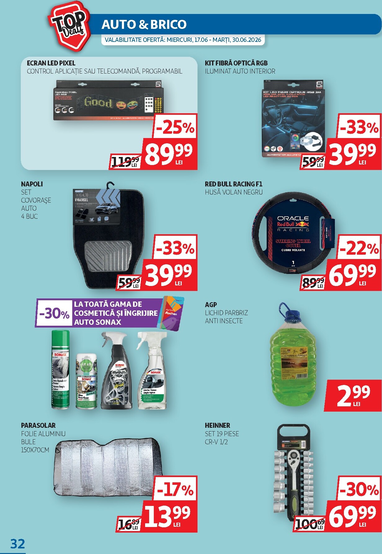 auchan - Brosura Auchan valabilă de la miercuri 17.06.2026 până la marți 30.06.2026 - page: 32