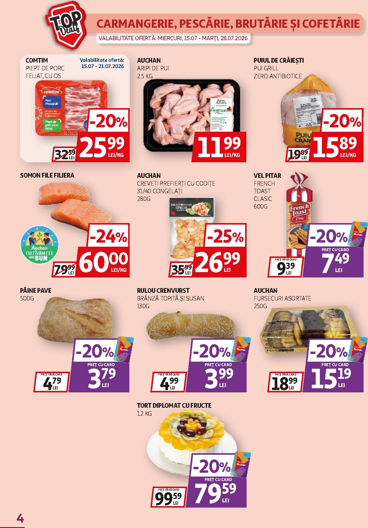 auchan - Brosura Auchan valabilă de la miercuri 15.07.2026 până la marți 28.07.2026 - page: 4