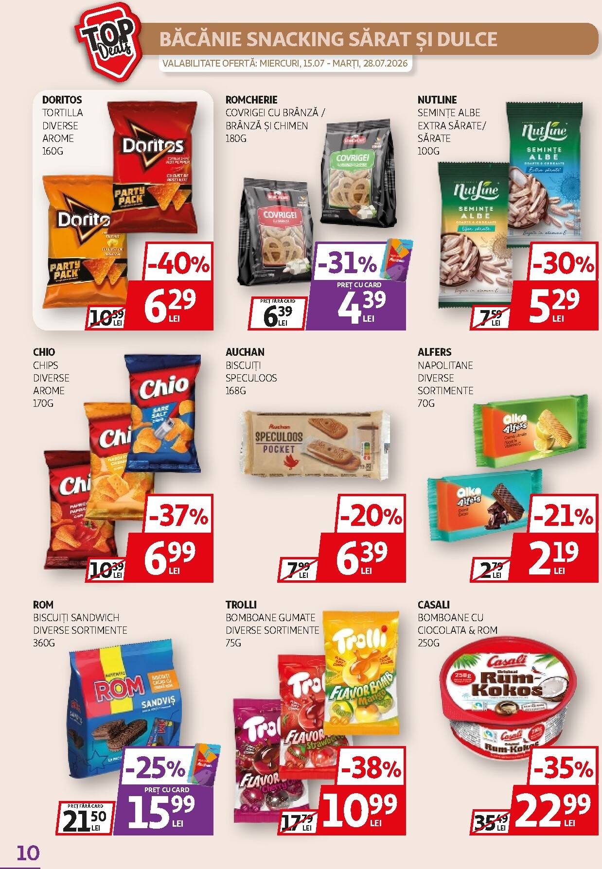 auchan - Brosura Auchan valabilă de la miercuri 15.07.2026 până la marți 28.07.2026 - page: 10