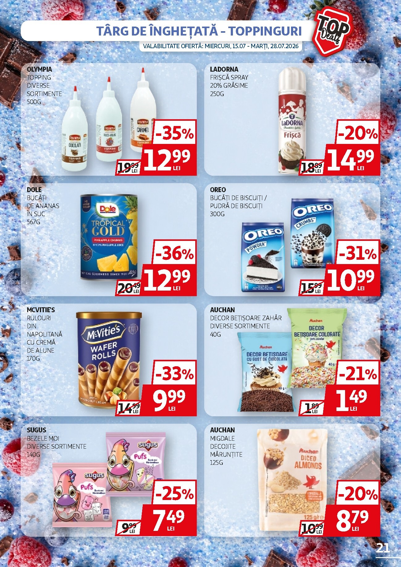 auchan - Brosura Auchan valabilă de la miercuri 15.07.2026 până la marți 28.07.2026 - page: 21