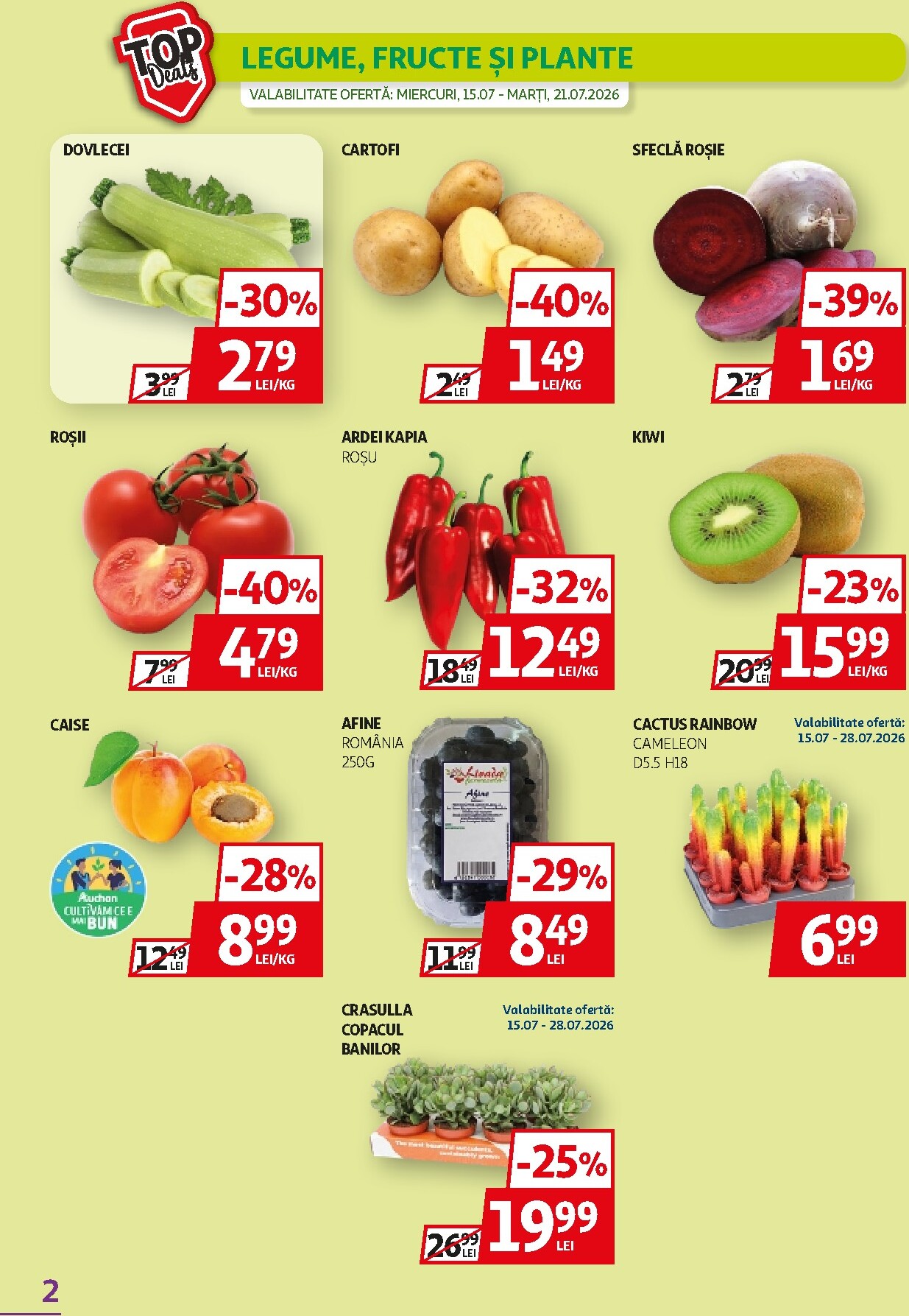auchan - Brosura Auchan valabilă de la miercuri 15.07.2026 până la marți 28.07.2026 - page: 2