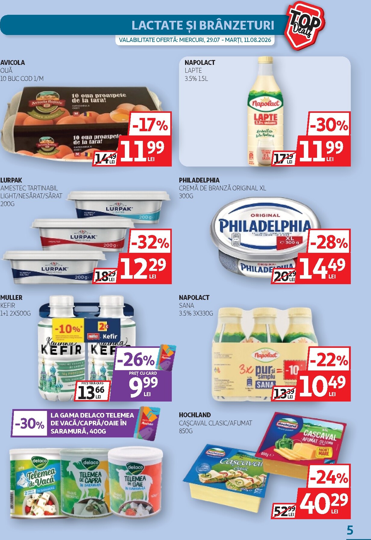 auchan - Pliantele viitoare Auchan valabil de la miercuri 29.07.2026 până la marți 11.08.2026 - page: 5