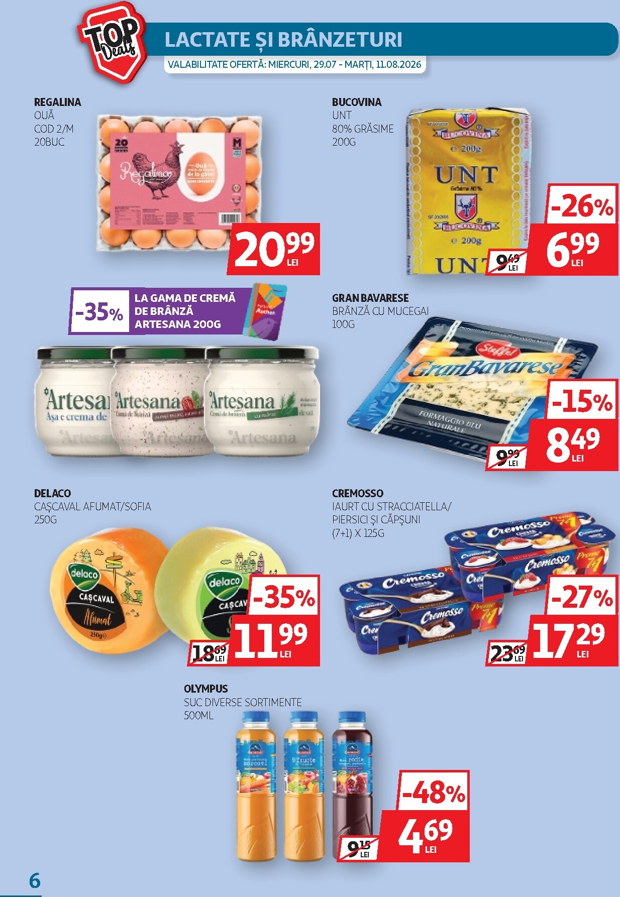 auchan - Pliantele viitoare Auchan valabil de la miercuri 29.07.2026 până la marți 11.08.2026 - page: 6