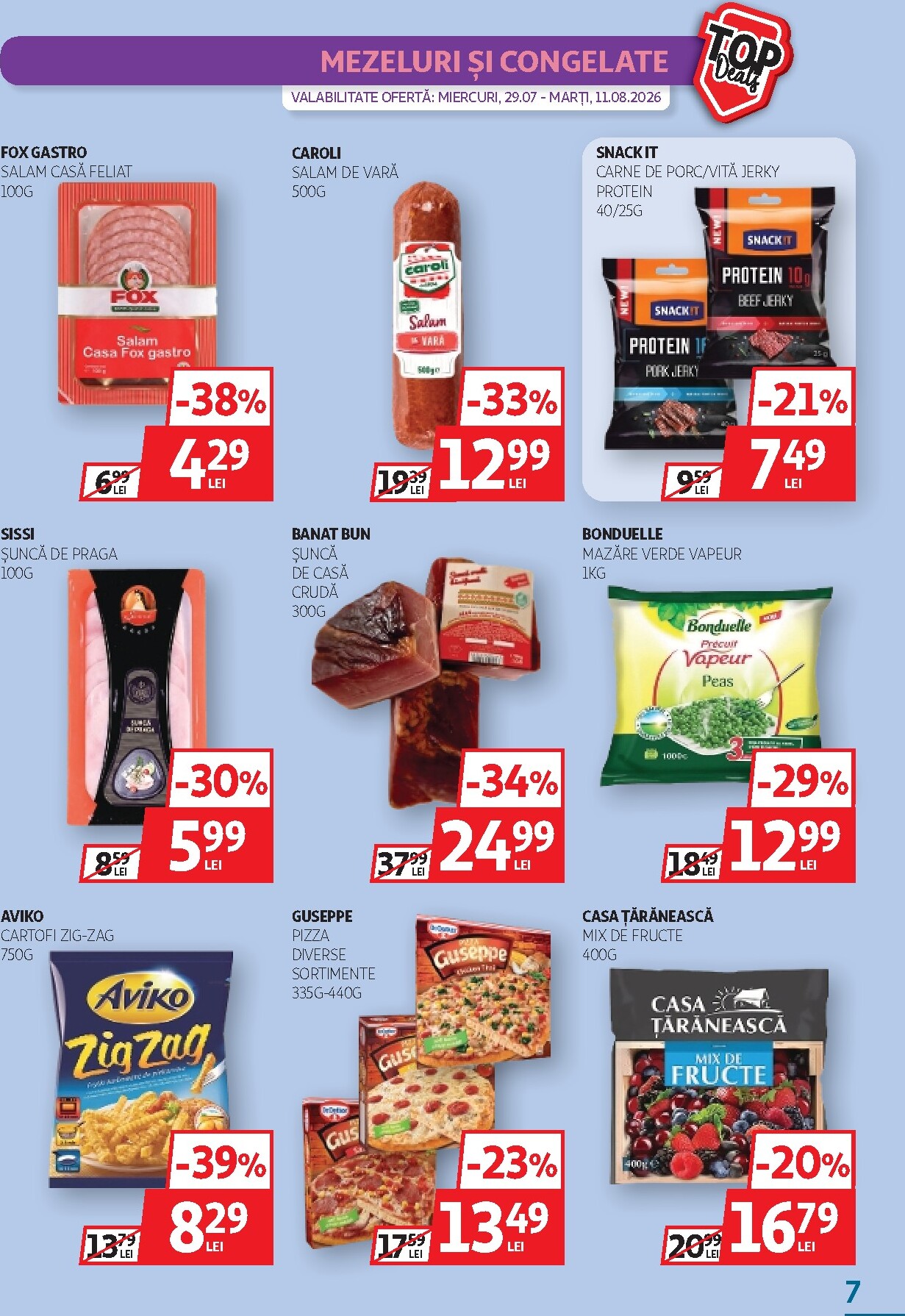 auchan - Pliantele viitoare Auchan valabil de la miercuri 29.07.2026 până la marți 11.08.2026 - page: 7