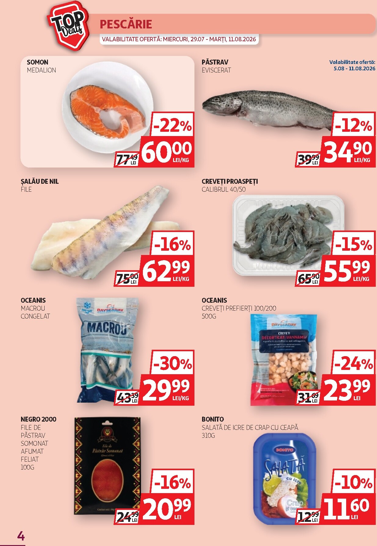 auchan - Pliantele viitoare Auchan valabil de la miercuri 29.07.2026 până la marți 11.08.2026 - page: 4