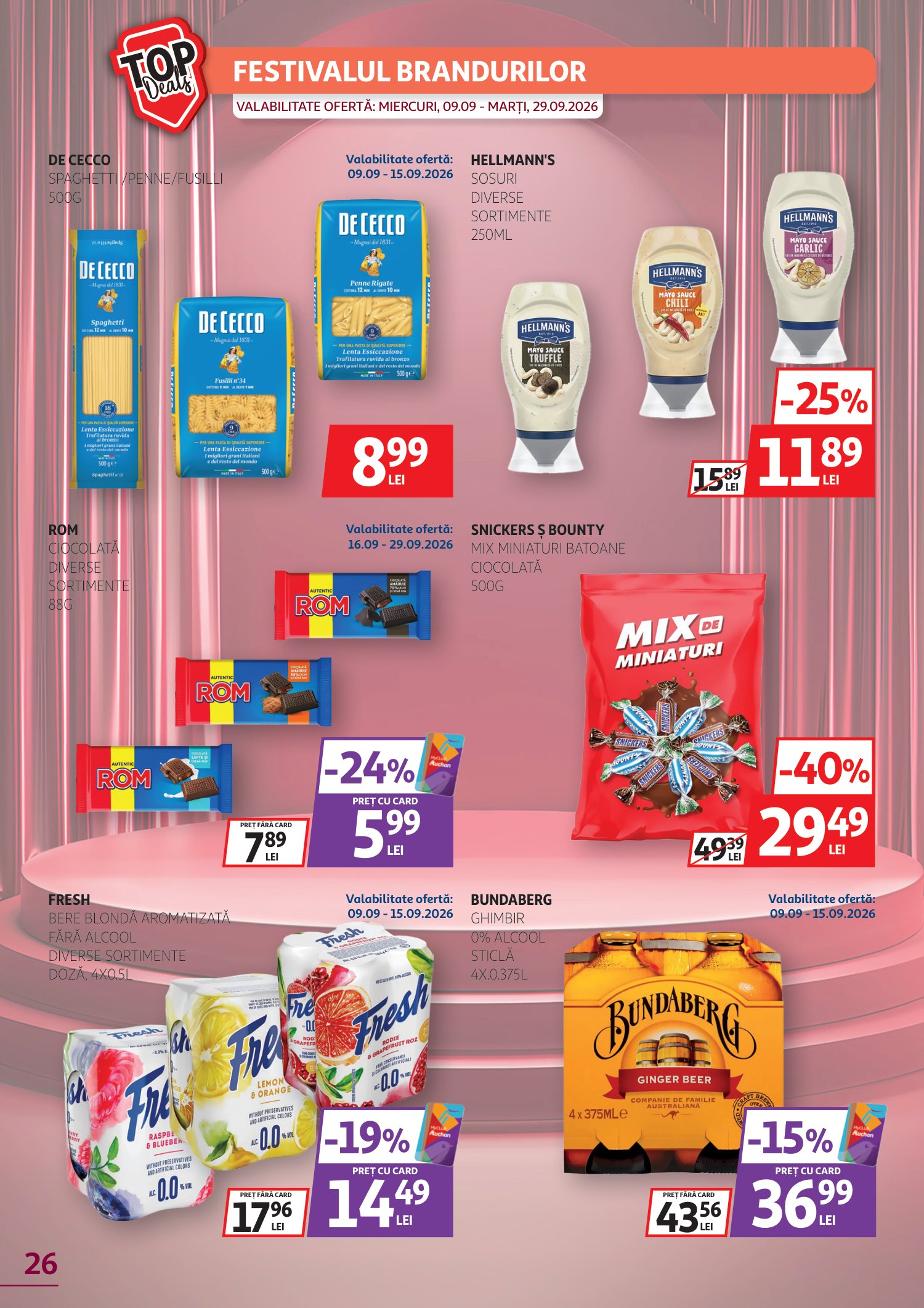 auchan - Brosura Auchan valabilă de la miercuri 09.09.2026 până la marți 29.09.2026 - page: 26