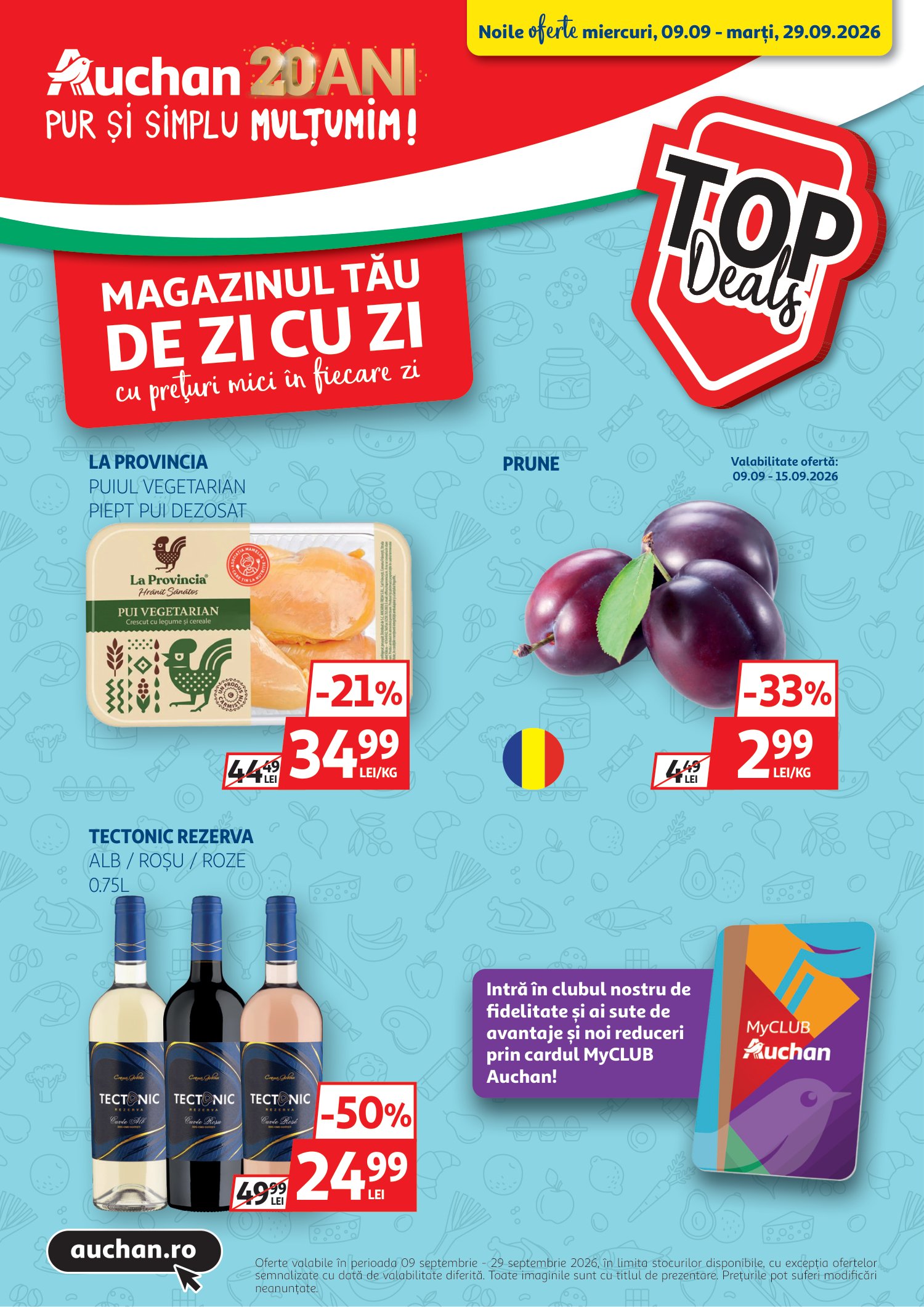 auchan - Brosura Auchan valabilă de la miercuri 09.09.2026 până la marți 29.09.2026