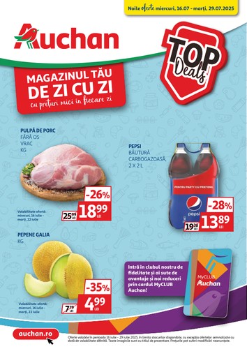 auchan - Catalog Auchan valabil din 16.07. până pe 29.07. - page: 1