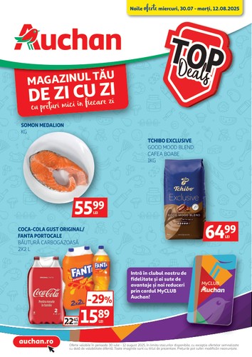 auchan - Catalog Auchan valabil din 30.07. până pe 12.08.