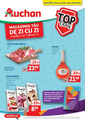 auchan - Catalog Auchan valabil din 13.08. până pe 26.08.