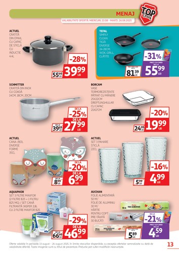 auchan - Catalog Auchan valabil din 13.08. până pe 26.08. - page: 13