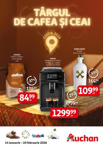 auchan - Catalog Auchan - Târgul de cafea și ceai online – oferte valabile din 14.01.