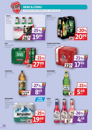 auchan - Brosura Auchan valabilă de la miercuri 22.04.2026 până la marți 05.05.2026 - page: 14