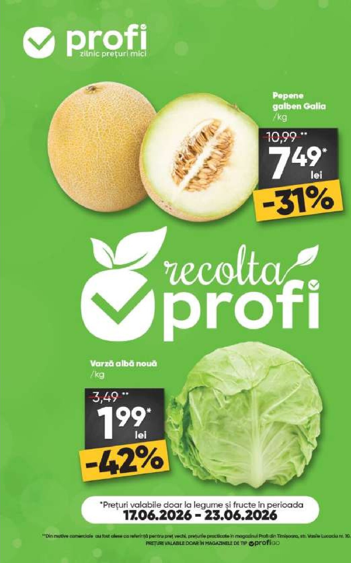 profi - Brosura PROFI Fresh valabilă de la miercuri 17.06.2026 până la marți 23.06.2026 - page: 1