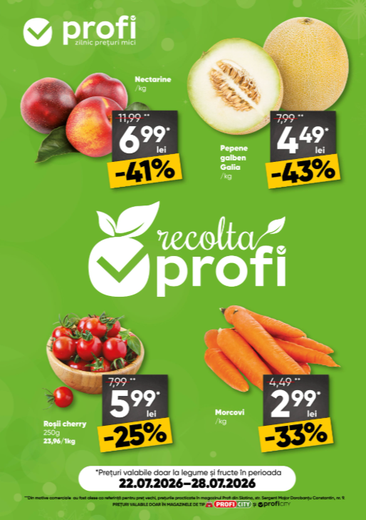 profi - Brosura PROFI City Fresh Magazine valabilă de la miercuri 22.07.2026 până la marți 28.07.2026