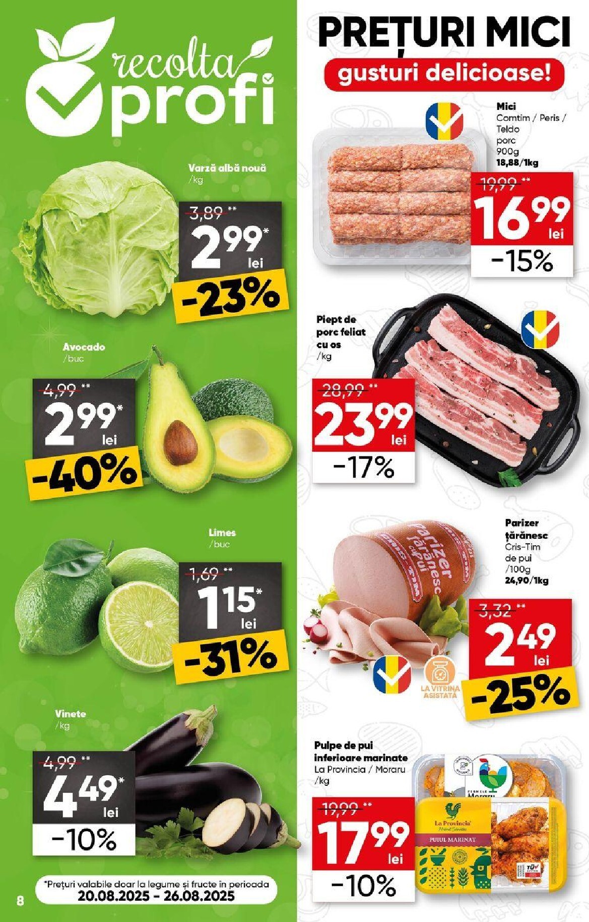 profi - Brosura PROFI Super valabilă de la joi 20.08.2026 până la miercuri 02.09.2026 - page: 8