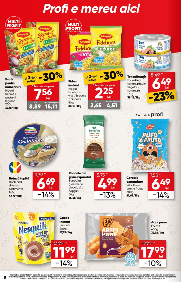 profi - Brosura PROFI Super valabilă de la joi 17.09.2026 până la miercuri 23.09.2026 - page: 8