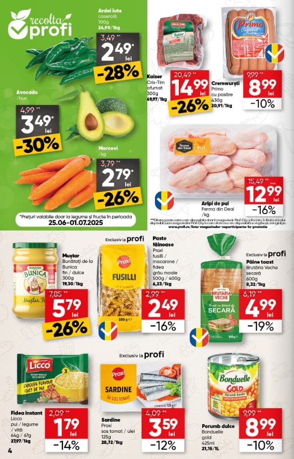 profi - Catalog PROFI City valabil din 25.06. până pe 01.07. - page: 4