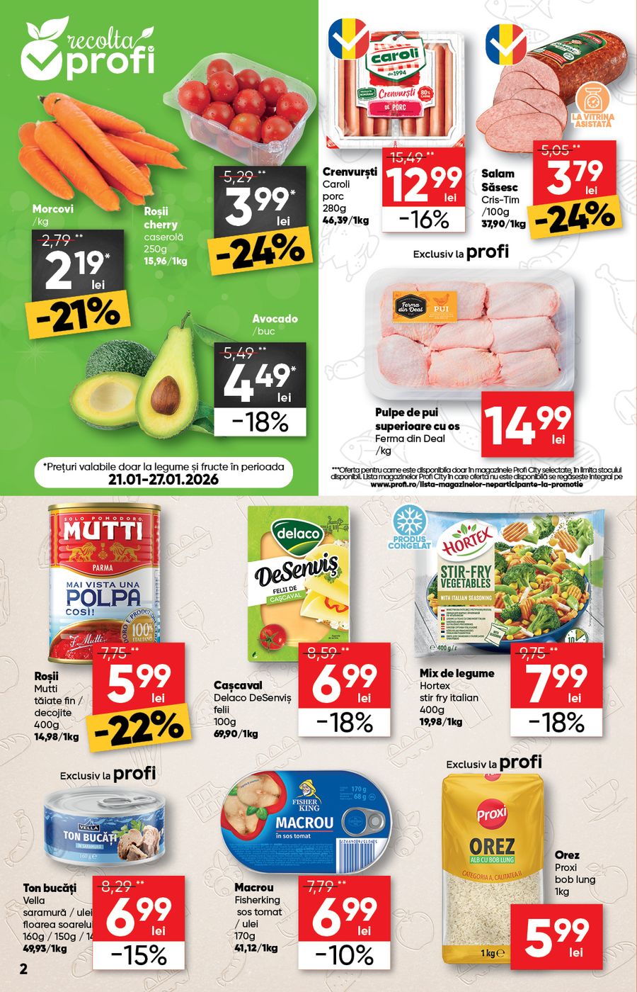 profi - Catalog PROFI City online – oferte valabile din 21.01. - page: 2