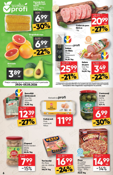 profi - Brosura PROFI City valabilă de la miercuri 29.04.2026 până la marți 12.05.2026 - page: 6