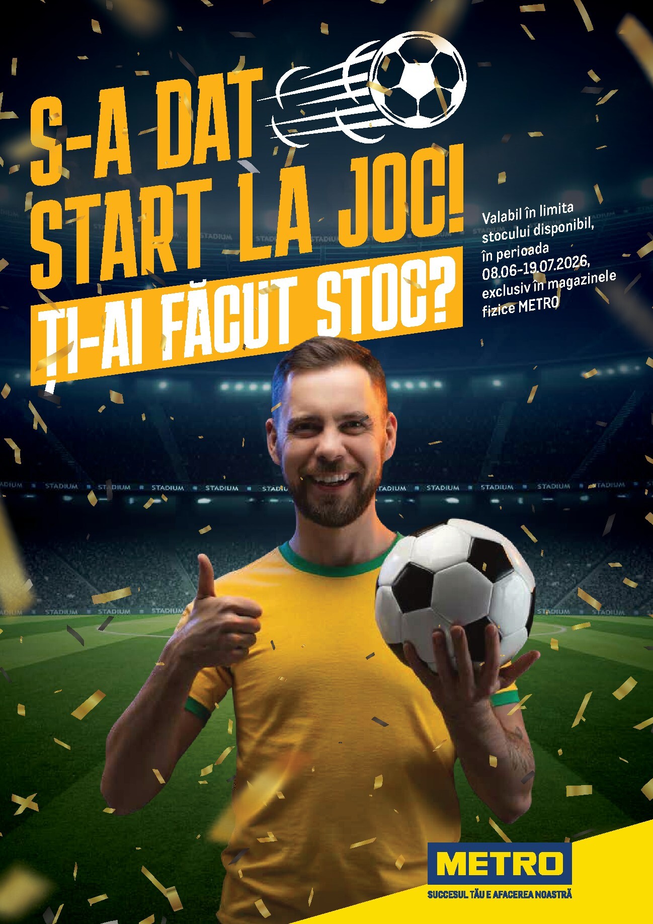 metro - Brosura Metro - S-a dat START la joc. Ți-ai făcut stoc? valabilă de la luni 08.06.2026 până la duminică 19.07.2026