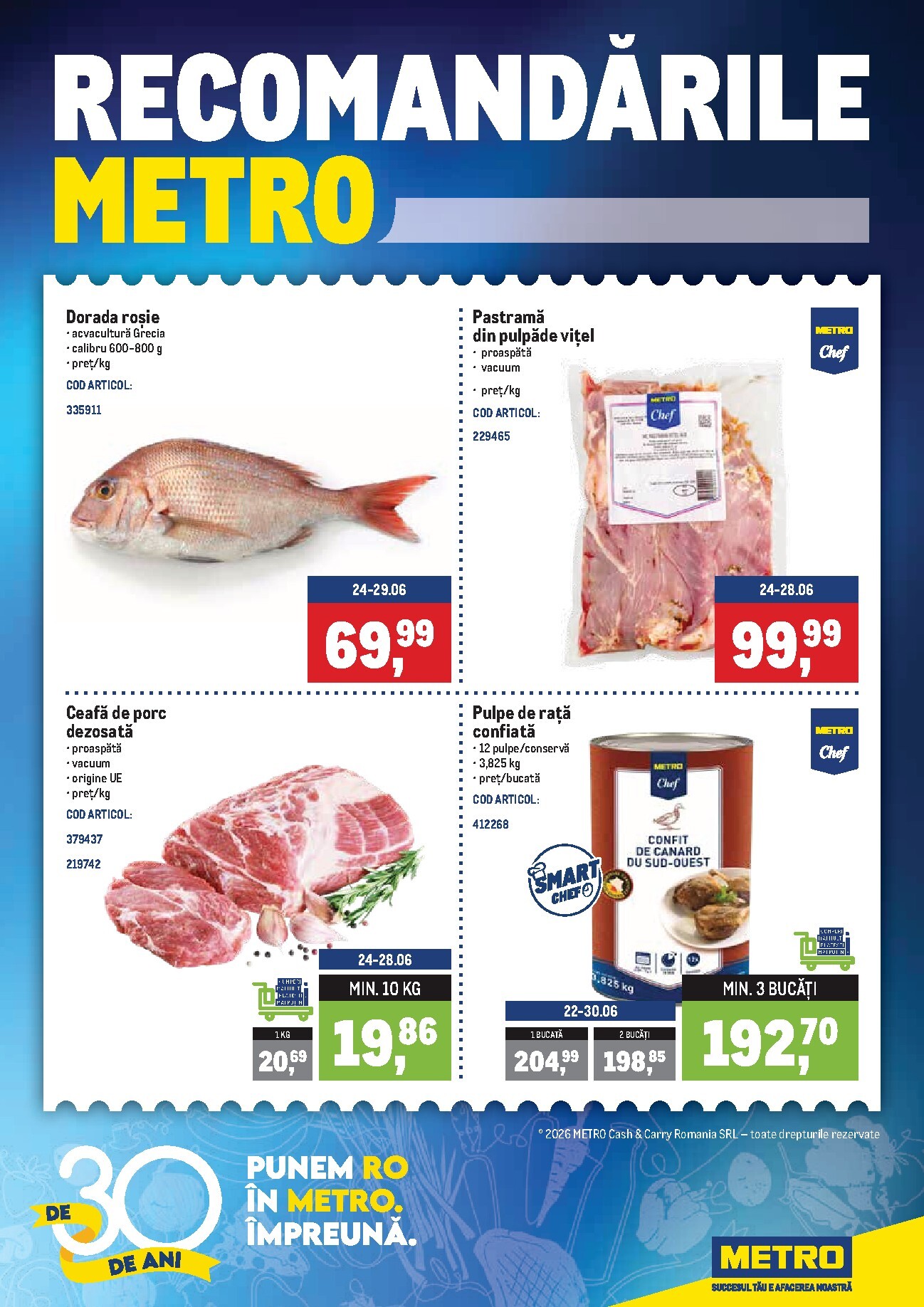 metro - Brosura Metro valabilă de la luni 22.06.2026 până la duminică 28.06.2026