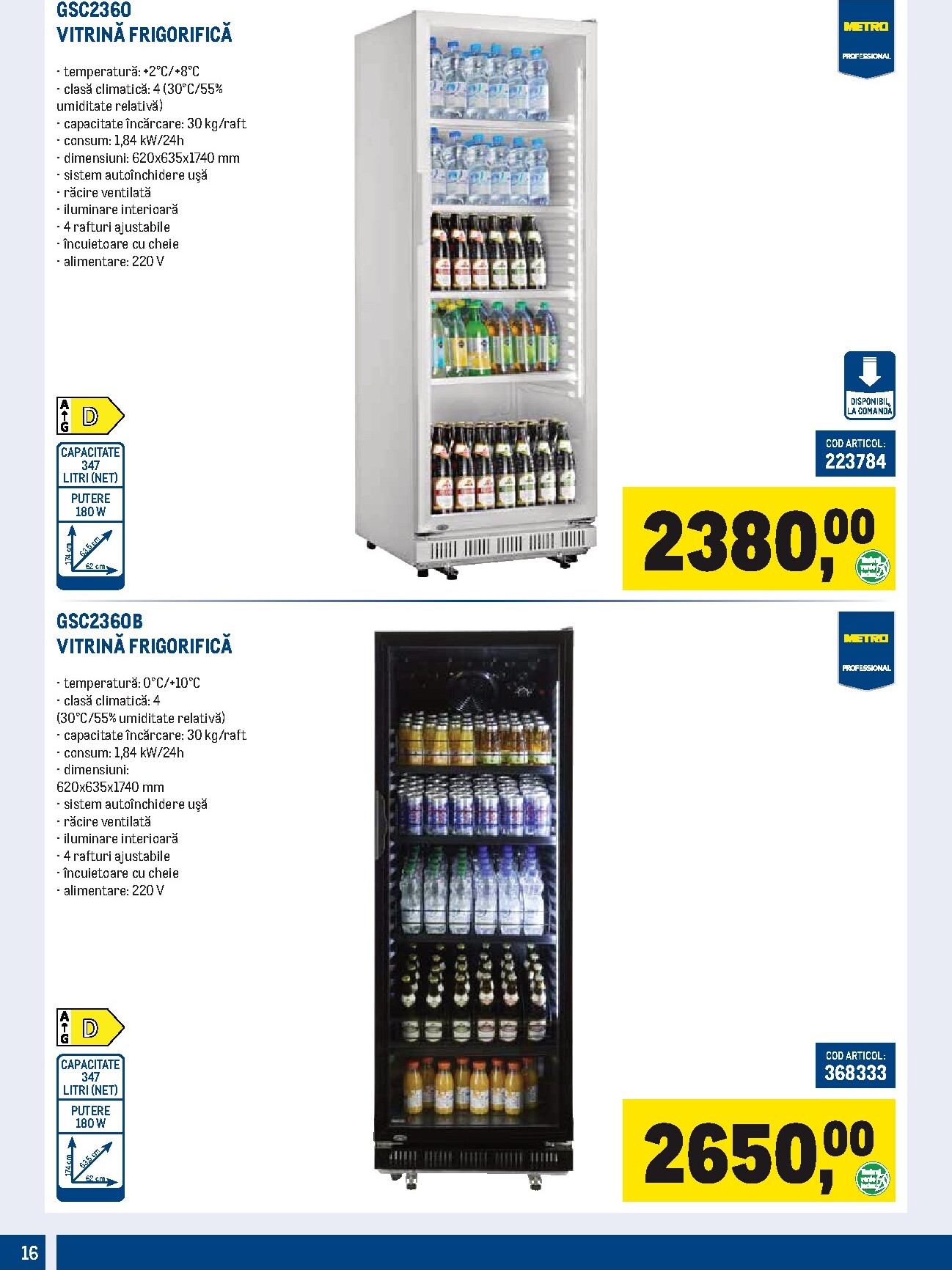 metro - Brosura Metro - Echipamente pentru magazinul tău valabilă de la miercuri 01.07.2026 până la miercuri 30.09.2026 - page: 16