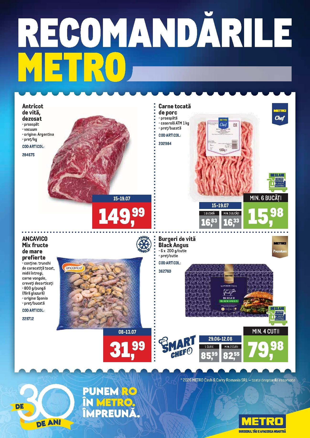 metro - Brosura Metro - Recomandari valabilă de la luni 20.07.2026 până la duminică 26.07.2026