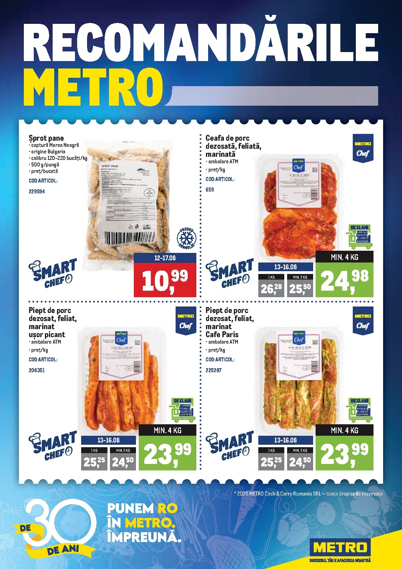 metro - Brosura Metro - Recomandari valabilă de la luni 10.08.2026 până la duminică 16.08.2026 - page: 1