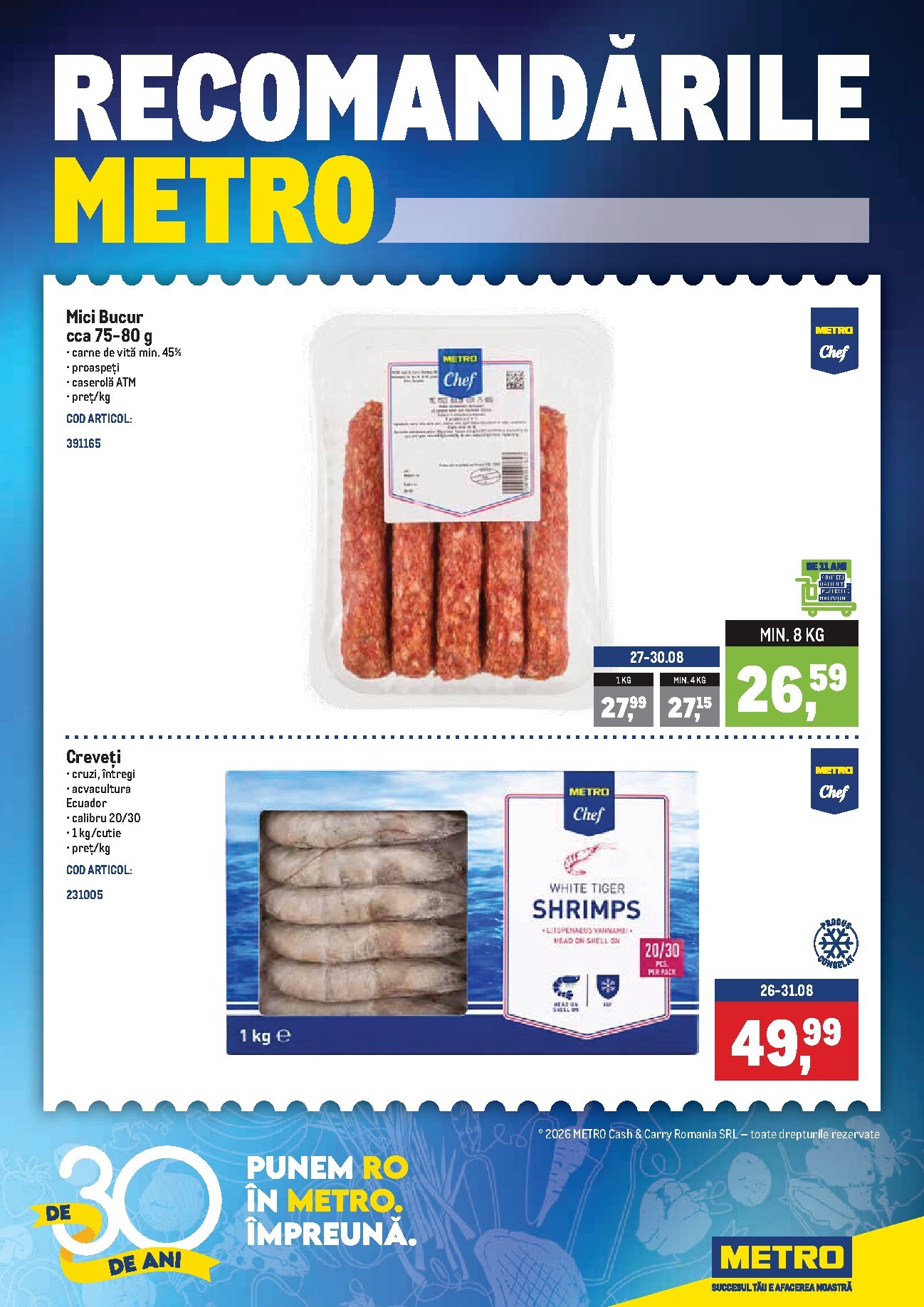 metro - Brosura Metro valabilă de la luni 24.08.2026 până la luni 31.08.2026