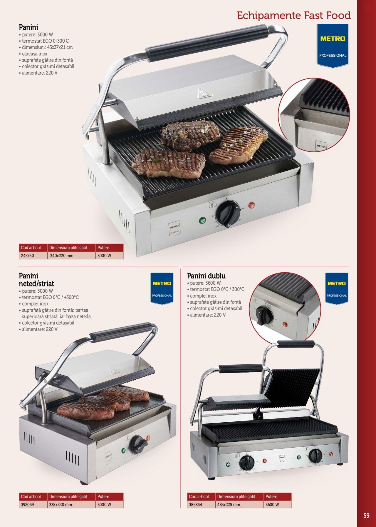 metro - Metro catalog - Echipamente Profesionale pentru HoReCa de luni 15.01.2024 - page: 59 metro - Metro catalog - Echipamente Profesionale pentru HoReCa de luni 15.01.2024 - page: 59